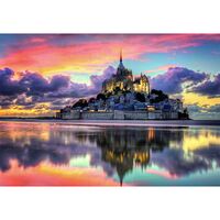 CLEMENTONI High Quality Le Magnifique Mont Saint-Michel puzzle 1000pcs