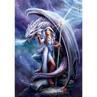 CLEMENTONI Anne Stokes Dragon Mage puzzle 1000pcs