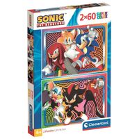 CLEMENTONI Sonic the Hedhehog puzzle 2x60pcs