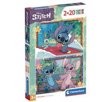CLEMENTONI Disney Stitch puzzle 2x20pcs