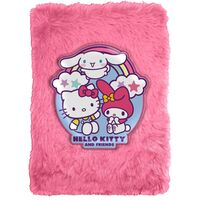 KIDS LICENSING Hello Kitty and Friends A5 Plush notebook