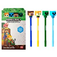 PUCKATOR Minecraft set of 4 coloured erasable pens