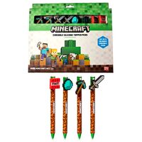 PUCKATOR Minecraft set of 8 coloured erasable pens
