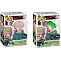 FUNKO POP figure Mars Attacks Martian Soldier Exclusive 5 + 1 Chase