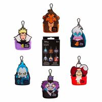 LOUNGEFLY Loungefly Disney Villains assorted Mystery mini backpack keychain