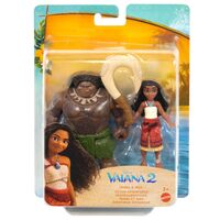 MATTEL Disney Vaiana Moana 2 Maui & Vaiana blister 2 dolls