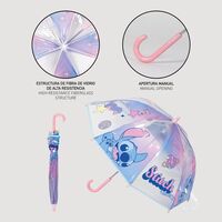 CERDÁ Disney Stitch manual bubble umbrella