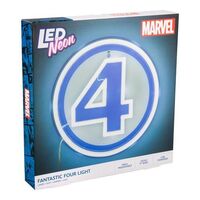 Paladone Lampada Neon da Muro Fantastici 4