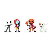 JADA TOYS Nightmare Before Christmas set 4 figures metal 7cm