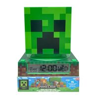 KIDS LICENSING Minecraft 3D lamp with alarm clock