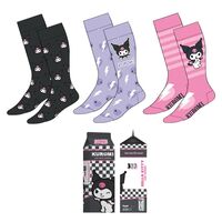CERDÁ Hello Kitty Kuromi pack 3 adult socks