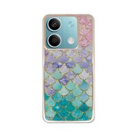 Vivid Mermaid Scale Silicone Case Redmi Note 13 4G Colorful