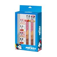 KARACTERMANIA Disney Mickey & Minnie Pen + Pencil + 4 erasers pack