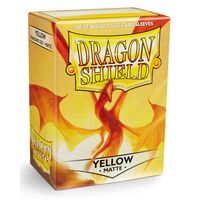 DRAGON SHIELD Bustine Standard Matte Yellow 100pz