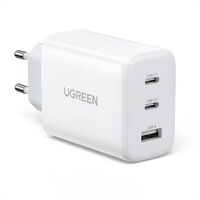 Ugreen CD275 Wall Charger with Cable 2× USB Type-C / USB 65W White