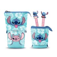 KARACTERMANIA Disney Stitch Pencil case + 2 erasable pens