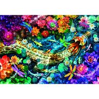 CLEMENTONI High Quality Koi River puzzle 1000pcs