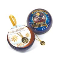 THE CARAT SHOP Harry Potter Hogwarts Castle Necklace + Christmas ball