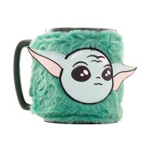 PYRAMID Star Wars Mandalorian Grogu Mug with teddy bear cover 440ml