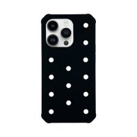 Vivid Silicone Pins Case Apple iPhone 14 Pro Max Black