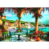 CLEMENTONI High Quality Balcony view of Lake Como puzzle 1000pcs