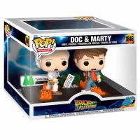 FUNKO POP figure Moments Back to the Future Doc & Marty