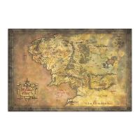 ERIK The Lord of the Rings Map of Middle-earth poster