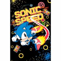 ERIK Sonic the Hedgehog Speed Sega poster