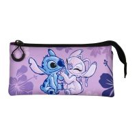 KARACTERMANIA Disney Stitch Stitch & Angel triple pencil case