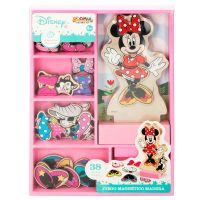 WOOMAX Disney Minnie dresses wooden magnetic set