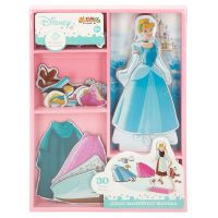 WOOMAX Disney Cinderella dresses wooden magnetic set