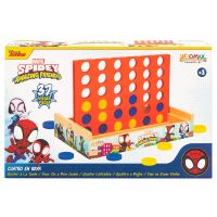 WOOMAX Marvel Spidey Four in a Row wooden game