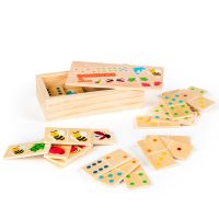 WOOMAX Animals dominoes wood 29pcs