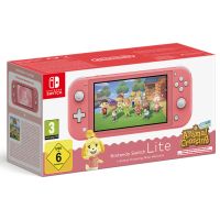 NINTENDO Switch Lite Corallo + Animal Crossing New Horizons