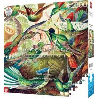 MER GOOD LOOT IMAGINATION: ERNST HAECKEL HUMMINGBIRDS/KOLIBRY PUZZLE 1000