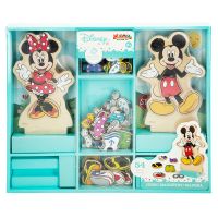 WOOMAX Disney Minnie dresses wooden magnetic set