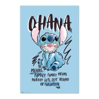 ERIK Disney Stitch Ohana poster