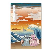 ERIK Disney Stitch & Angel Japan poster
