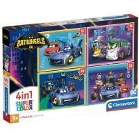 CLEMENTONI DC Comics Batwheels puzzle 12+16+20+24pcs