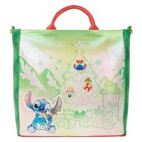 LOUNGEFLY Loungefly Disney Stitch Holiday bag
