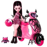 MATTEL Monster High Draculaura + Scooter doll