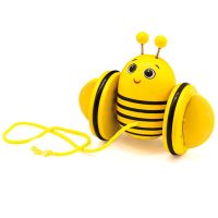 FROOTIMALS Frootimals Bizzy Lemonbee wooden first steps pull along toy