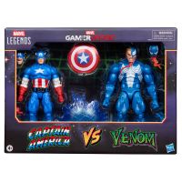HASBRO Marvel Legends Series Gameverse Captain America & Venom pack 2 figures 15cm