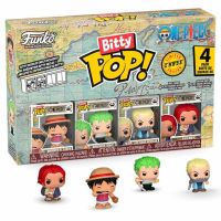 FUNKO Blister 4 figures Bitty POP One Piece Luffy