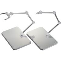 BANDAI HOBBY Display Stand Action Base 6 Clear with Mirror Stickers