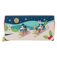 LOUNGEFLY Loungefly Disney Mickey & Minnie Holiday wallet