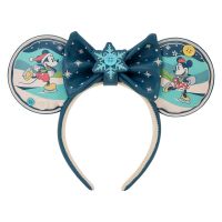 LOUNGEFLY Loungefly Disney Mickey & Minnie Holiday headband