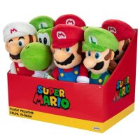 JAKKS PACIFIC Super Mario Character assorted soft plush 23cm