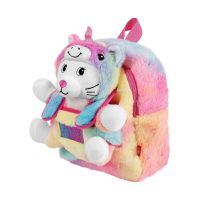 PERLETTI Backpack + plush cat Emi 27cm
