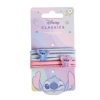 CERDÁ Disney Angel & Stitch set 8 scrunchies